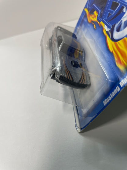 Hot Wheels 1/64 Ford Mustang Mach 1 Silver - Damaged Box