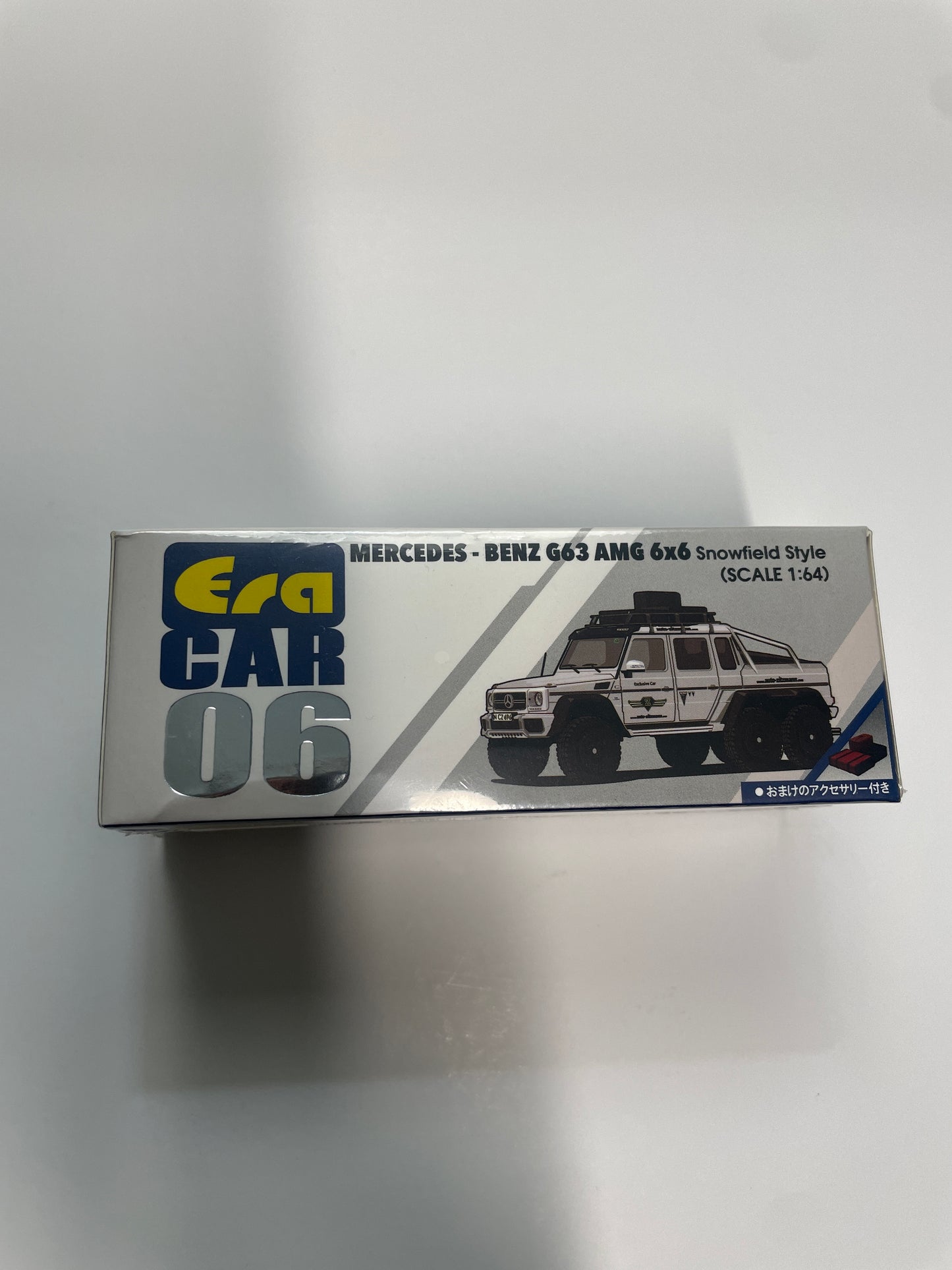 Era Car 1/64 Mercedes-Benz G63 AMG 6x6 Snowfield Style n06 White - MB226x60601 - Damaged Box