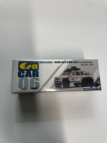 Era Car 1/64 Mercedes-Benz G63 AMG 6x6 Snowfield Style n06 White - MB226x60601 - Damaged Box