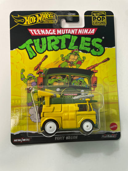 Hot Wheels 1/64 Pop Culture Teenage Mutant Ninja Turtles Party Wagon Yellow