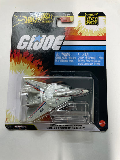 Hot Wheels 1/64 Pop Culture G.I.JOE Combat Jet/ Avion De Combat Skystriker (Grumman F-14 Tomcat) - JBL77 - Damaged Box