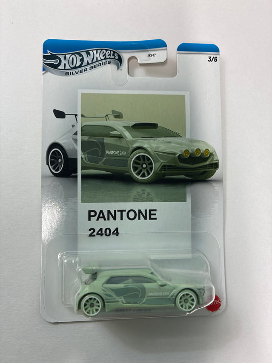 Hot Wheels 1/64 Silver Series Pantone #2404 Rally Finale Green - JKY54