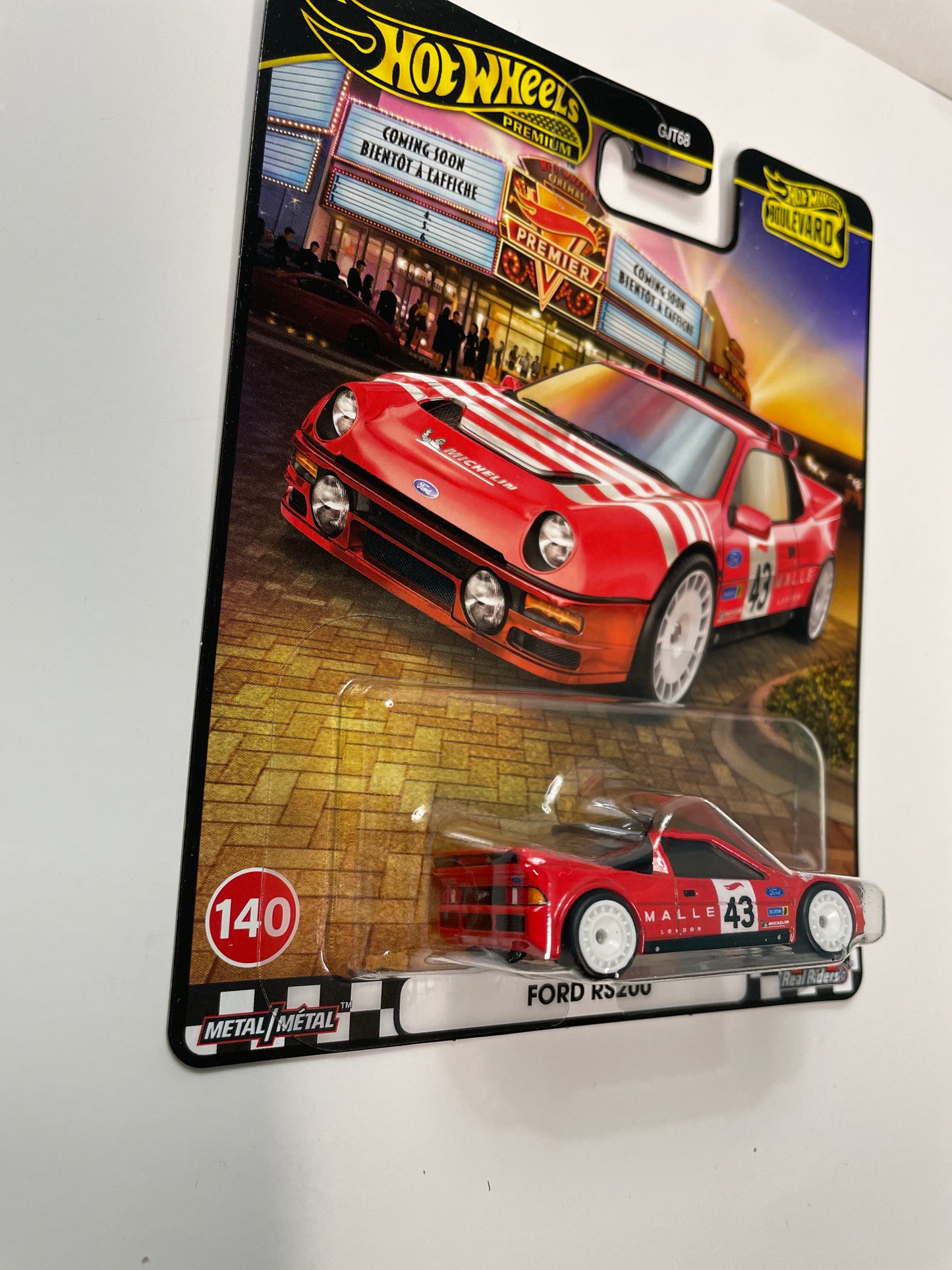 Hot Wheels 1/64 Ford RS200 Red - JBL29