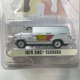 Greenlight 1/64 Hobby Exclusive 60th Annual Indianapolis 500 Mile 1976 GMC Vandura Silver