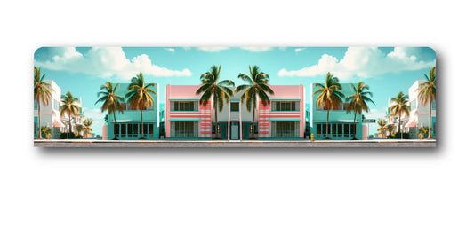 TurboPads 1/64 Miami Background Mat Diorama ( Background Only)