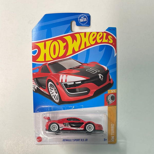 Hot Wheels Renault Sport R.S. 01 Red & White - Damaged Card