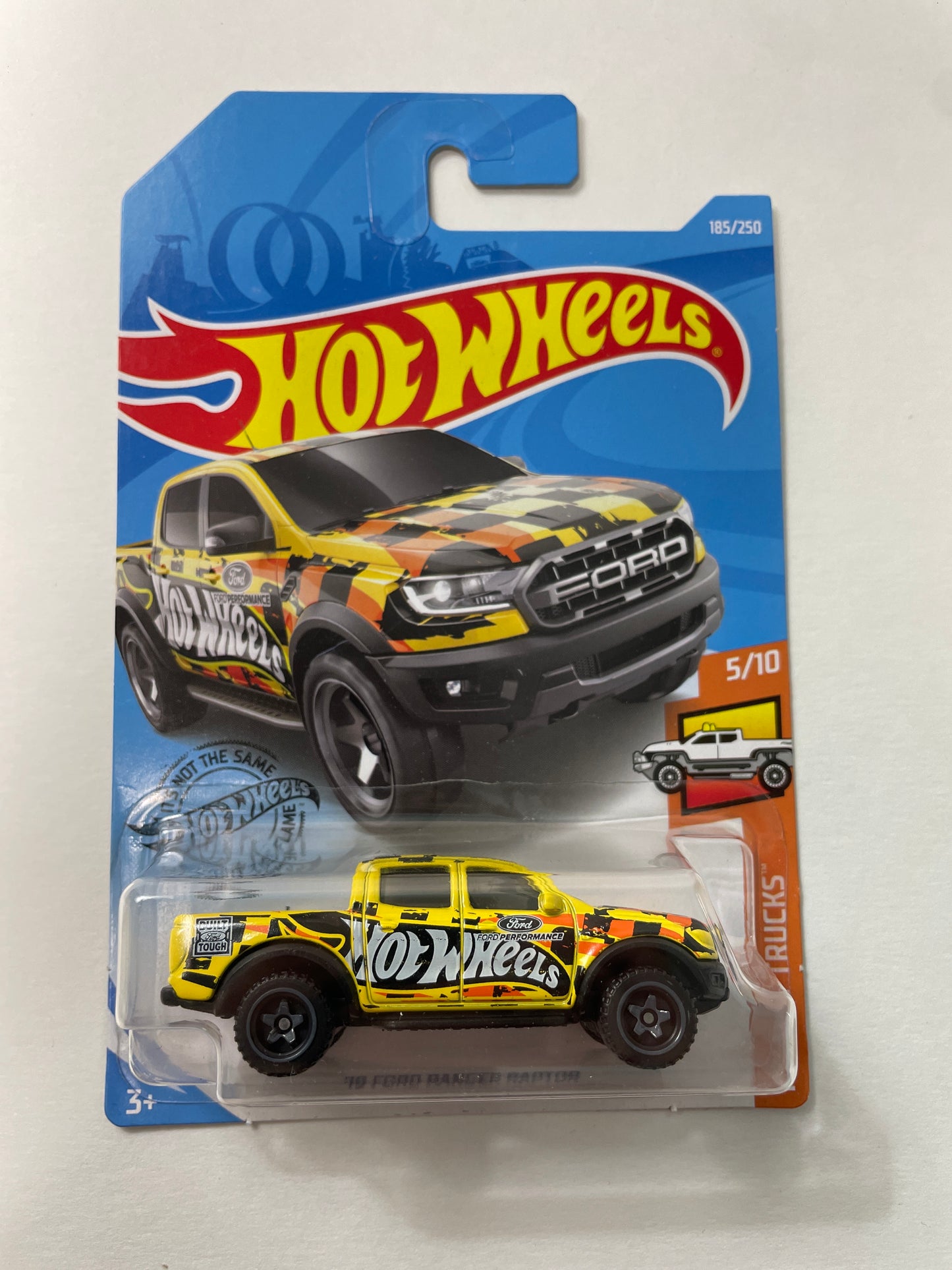 Hot Wheels 1/64 ‘19 Ford Ranger Raptor Yellow