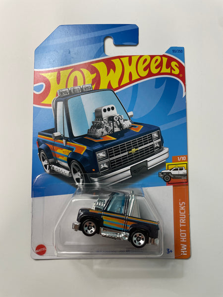 Hot Wheels 1/64 Toon’d ‘83 Chevy Silverado Black - Error