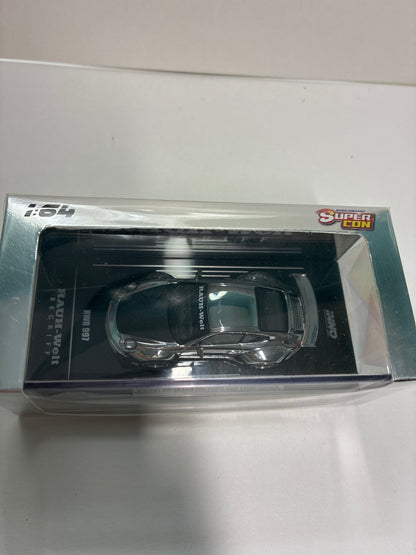 Inno64 1/64 Diecast Super Con Las Vegas 2026 Event Edition RWB Porsche 997 Chrome Silver - IN64-RWB997-DSCLV26