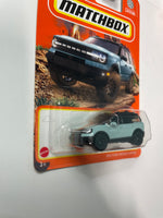 Matchbox 1/64 2022 Ford Bronco Sport Blue & Black