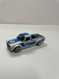 *Loose* Hot Wheels 1/64 Car Culture 1975 Datsun Sunny Truck (B120) White & Blue