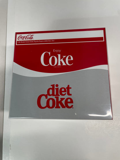 Inno64 1/64 Coca-Cola Toyota Supra (A80) Box Set Hong Kong Toy Car Salon 2025 Exclusive Event Model