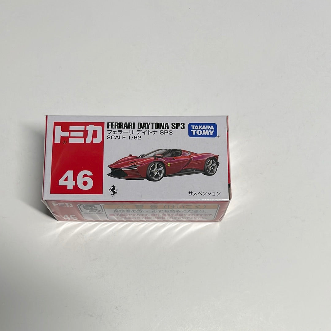 Tomica 1/62 n46 Ferrari Daytona SP3 Red
