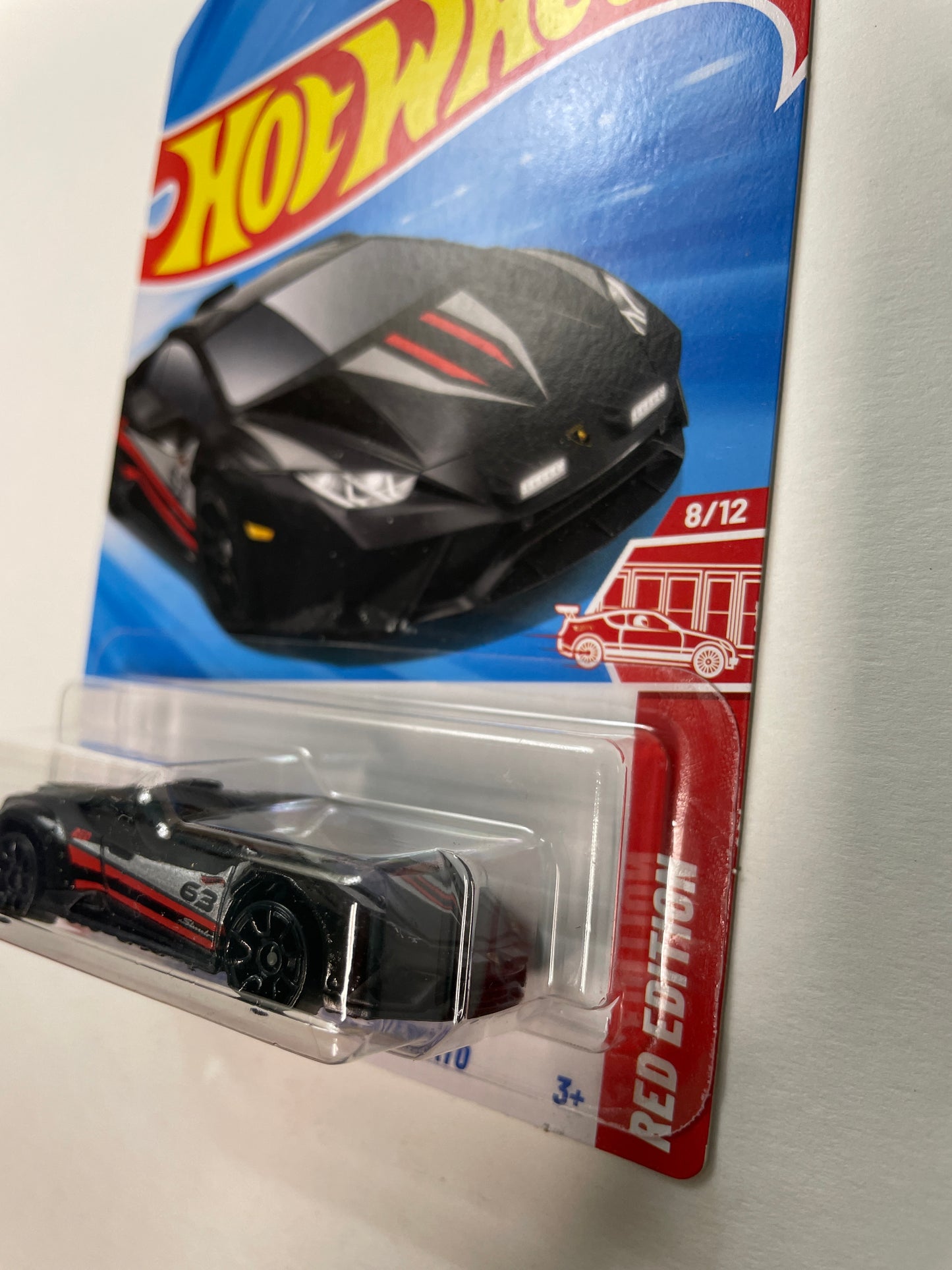 Hot Wheels 1/64 Target Red Lamborghini Huracan Sterrato Black