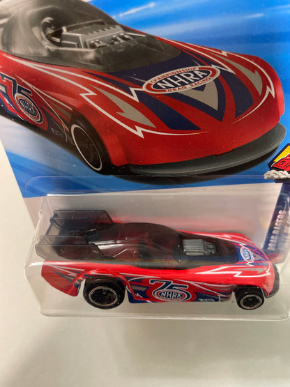 Hot Wheels 1/64 Supercharged Red - Damaged Box