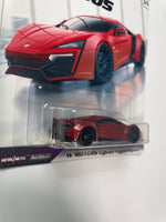 Hot Wheels 1/64 Fast & Furious Fast Stars W Motors Lykan HyperSport Red