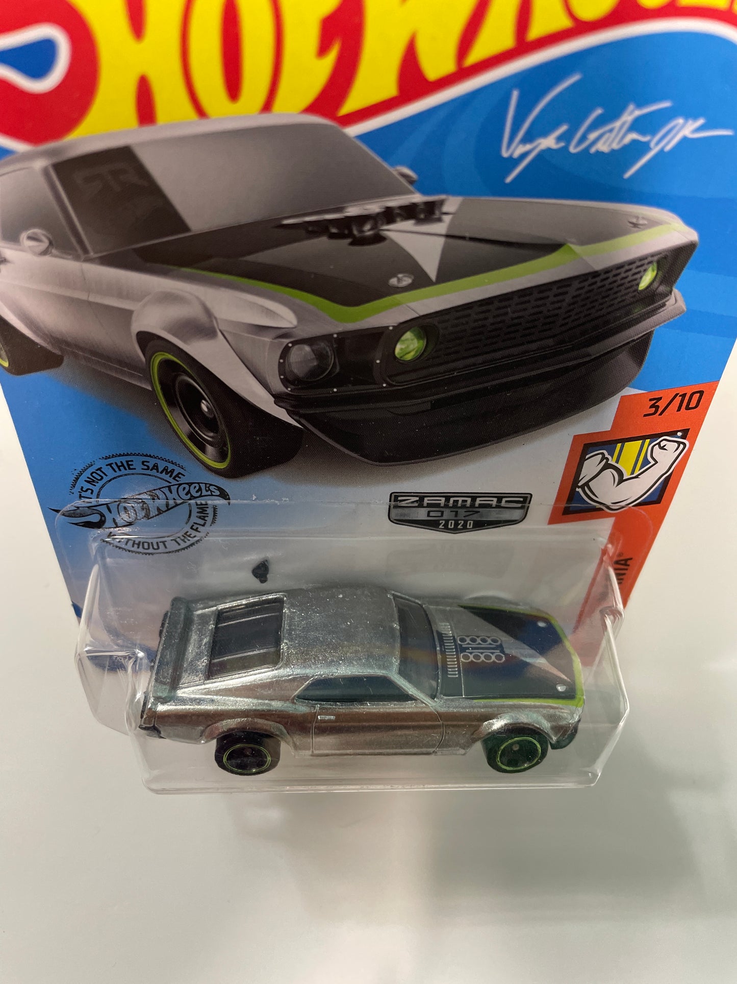 Hot Wheels 1/64 Zamac '69 Ford Mustang Boss 302 (Read Description)