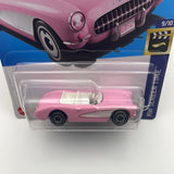 *Japan Card* Hot Wheels 1/64 1956 Corvette Pink