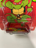 Hot Wheels 1/64 Pop Culture Teenage Mutant Ninja Turtles Custom GMC Panel Van Red