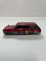 *Loose* Hot Wheels 1/64 Pop Culture ‘69 Nissan Skyline Van Red