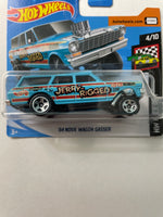 Hot Wheels 1/64 ‘64 Nova Wagon Gasser Short Card Blue