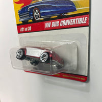 Hot Wheels 1/64 Classics VW Bug Convertible Red