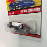 Hot Wheels 1/64 Classics VW Bug Convertible Red