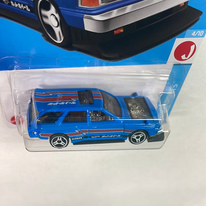 Hot Wheels 1/64 Nissan Maxima Drift Car Blue - Damaged Box