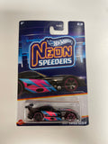 Hot Wheels 1/64 Neon Speeders SRT Viper GTS-R Black & Pink - Damaged Card