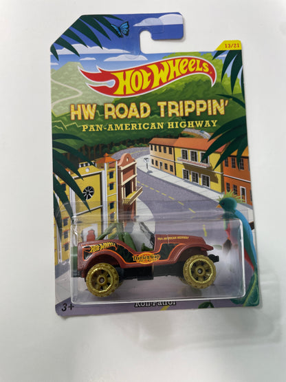 Hot Wheels 1/64 HW Road Trippin’ Roll Patrol Brown & Green