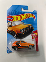 Hot Wheels 1/64 Volkswagen Golf MK2 Orange - Damaged Card