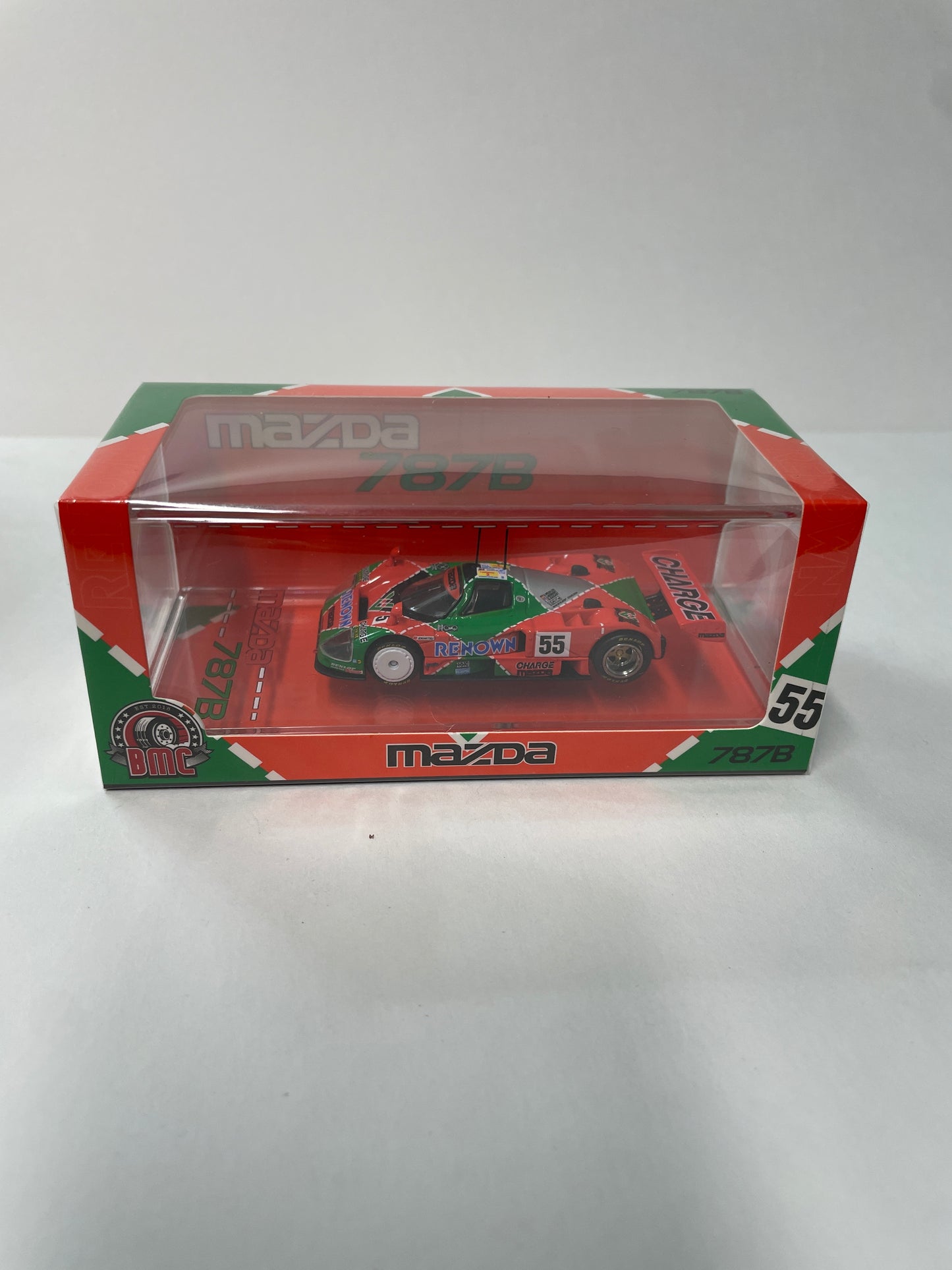 BM Creations 1/64 Mazda 787B n55 Orange & Green
