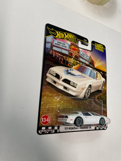 Hot Wheels 1/64 2025 Boulevard Mix D '77 Pontiac Firebird TA White - JBL28