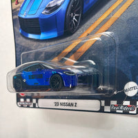 Hot Wheels 1/64 Boulevard Mix T ‘23 Nissan Z Blue - Damaged Box