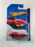 Hot Wheels 1/64 Toyota 2000 GT Red - Damaged Card