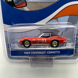 Greenlight 1/64 Gulf Special Edition series 1 1969 Chevrolet Corvette Orange & Blue