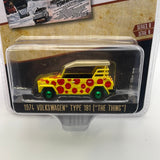 *Green Machine Chase* Greenlight 1/64 Vintage AD Cars 1974 Volkswagen Type 181 ( ‘The Thing’ ) Yellow