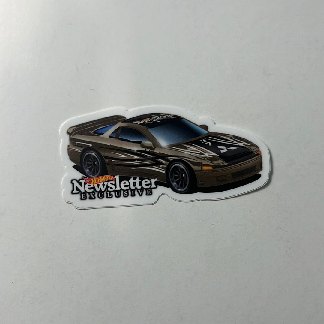 Hot Wheels Convention Newsletter Mitsubishi 3000GT VR-4 Beige