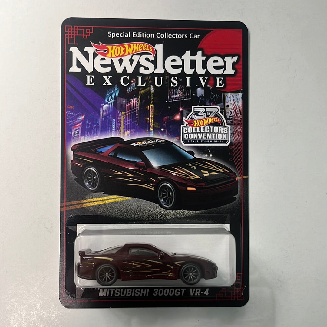 Hot Wheels Convention Newsletter Mitsubishi 3000GT VR-4 Maroon