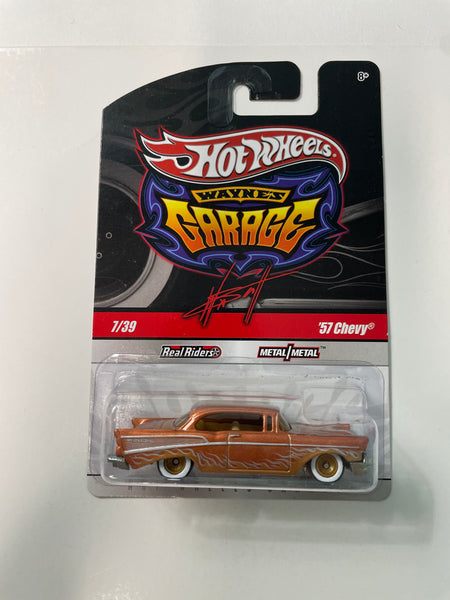 Hot Wheels 1/64 Wayne’s Garage ‘57 Chevy Orange