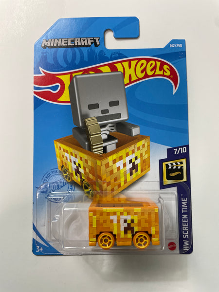 Hot Wheels 1/64 Minecraft Yellow