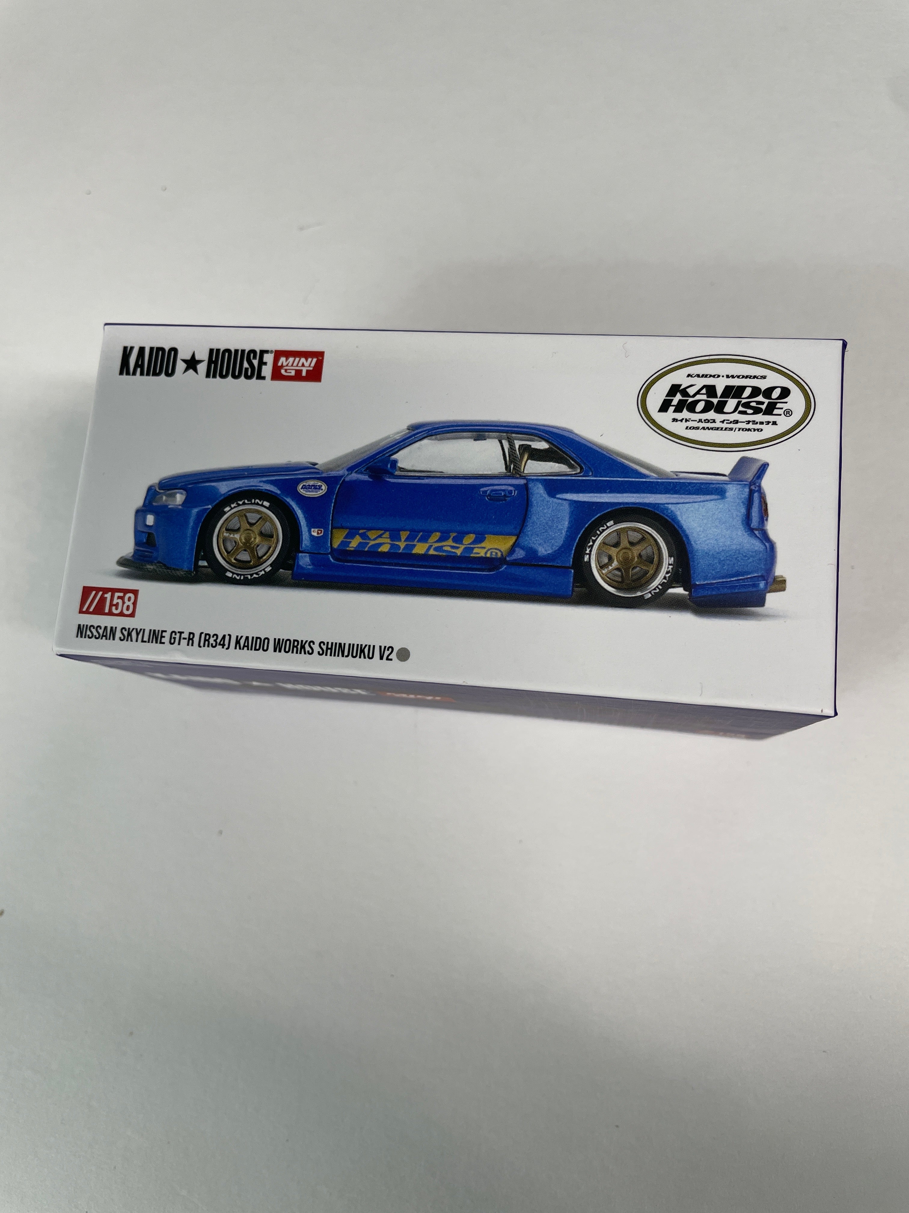 Chase* Mini GT x Kaido House 1/64 Nissan Skyline GT-R (R34) Kaido