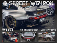 1/64 Street Warrior RWB 993 GT Wing Silver