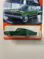 Matchbox 1/64 1966 Dodge Charger Green