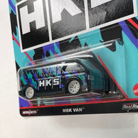 Hot Wheels 1/64 Pop Culture Speed Shop HKS MBK Van Black - Damaged Card