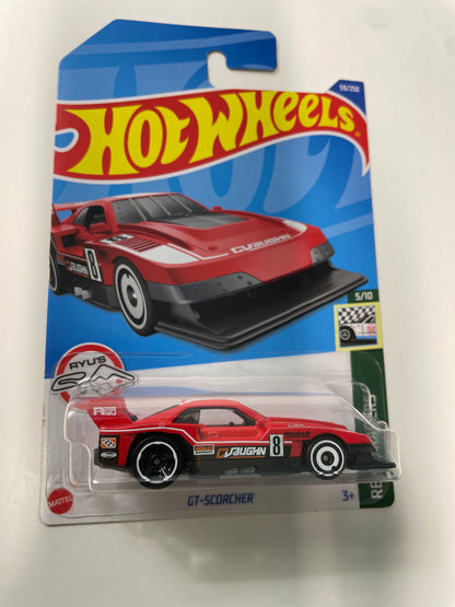 Hot Wheels 1/64 GT-Scorcher Red - Damaged Box