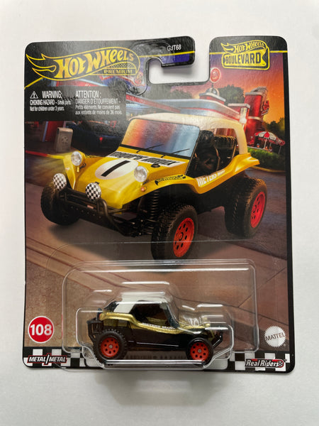 Hot Wheels 1/64 Boulevard Meyers Manx Gold & Black