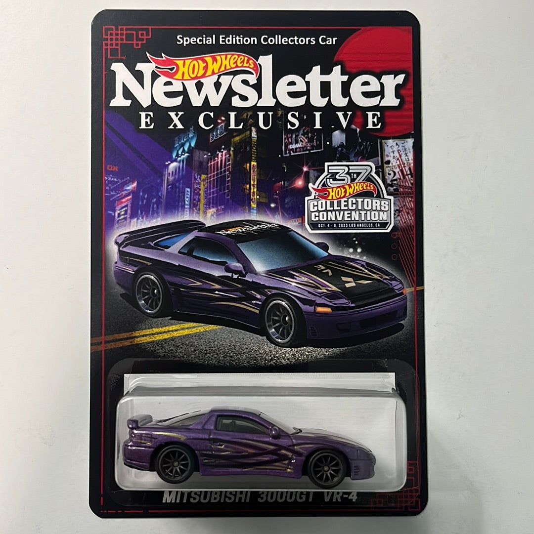 Hot Wheels Convention Newsletter Mitsubishi 3000GT VR-4 Purple