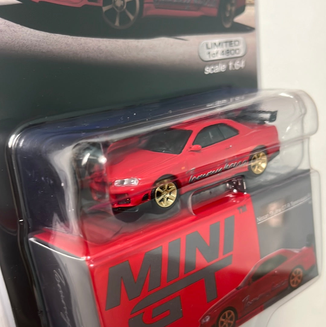 Mini GT 1/64 Nissan Skyline GT-R R34 Tommykaira R-z Red – Mijo Exclusives