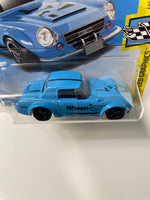 Hot Wheels 1/64 Fairlady 2000 Short Card Blue